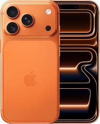 iPhone 17 Pro 256 GB: 15.93 cm (6.3″) Display with Promotion up to 120Hz, A19 Pro Chip, Breakthrough Battery Life, Pro Fusion Camera System with Center Stage Front Camera; Cosmic Orange
